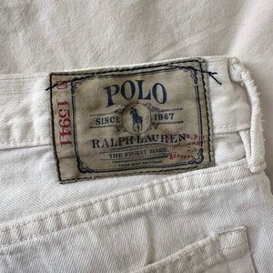 Polo Ralph Lauren White Jeans